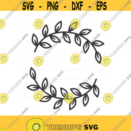 Wreath svg floral wreath svg monogram svg png dxf Cutting files Cricut Funny Cute svg designs print for t shirt Design 581