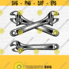 Wrenches Svg File Mechanic Wrenches Svg Tool Clipart Wrench Tool Clipart Cutting FilesDesign 259