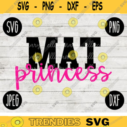 Wrestling SVG Mat Princess Wrestle svg png jpeg dxf Silhouette Cricut Commercial Use Vinyl Cut File 405