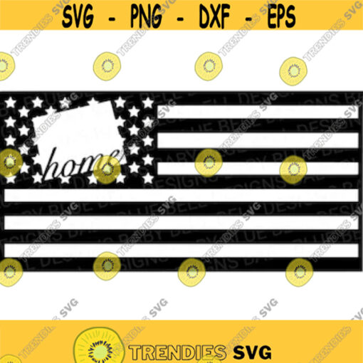 Wyoming SVG American Flag Cut File Wyoming Home PNG Digital Download for Cricut Great for Stickers T Shirts