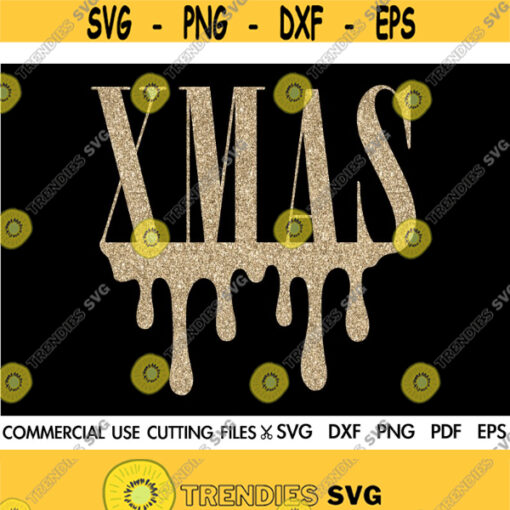 Xmas Dripping SVG Merry Christmas SVG Christmas Dripping Svg Christmas Svg Santa Svg Christmas Gift Svg Cut File Merry And Bright Svg Design 553