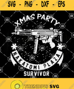 Xmas Party Nakatomi Plaza Survivor Svg Christmas Party Svg Heckler Koch Mp5 Svg Svg Cut Files Svg Clipart Silhouette Svg Cricut Svg Fil