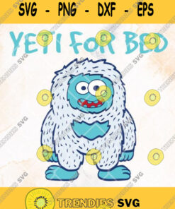 Yeti For Bed Christmas Svg Abominable Pajama Svg