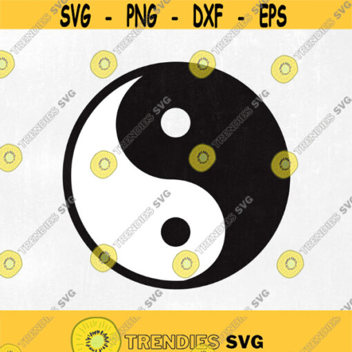 Yin Yang SVG File Instant Download for Cricut or Silhouette DXF PNG Clipart Balance Vinyl Cutting File Tshirt Cut File Harmony Design 215