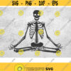 Yoga Skeleton Svg Hallowen Skeleton Svg Namaste Skeleton SVG Halloween Svg Png Eps dxf vector 300dpi Design 209