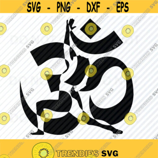 Yoga Symbol SVG Silhouette Woman yoga Vector Images Clipart SVG files For Cricut Yoga om logo Silhouettes Eps Png Dxf Clip Art Design 640