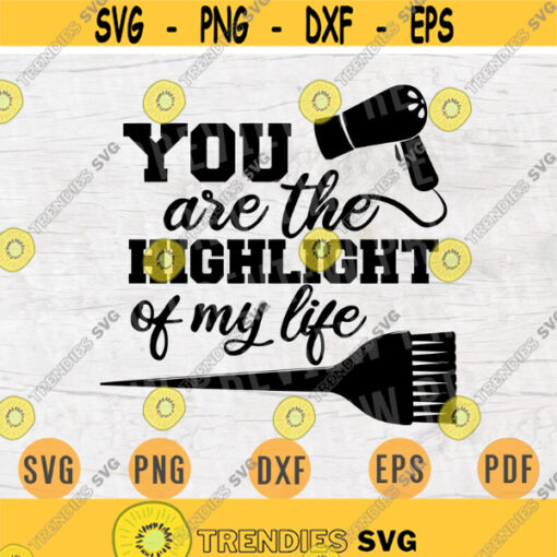 You Are the Highlight of My Life Svg File Cricut Cut Files Hairdresser Quotes Digital Svg INSTANT DOWNLOAD Cameo File Svg Iron On Shirt n270 Design 484.jpg