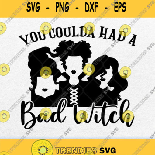 You Coulda Had A Bad Witch Svg Png