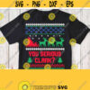You Serious Clark Svg Ugly Sweater Svg File Christmas Shirt Svg Png Dxf Silhouette Downloads Cricut Design Printable Iron on Clipart Design 825
