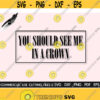You Should See Me In A Crown SVG Dope Svg Princess Svg Queen Svg Sarcastic Svg Quotes Svg Tshirt Svg Cut File Silhouette Cricut Design 454