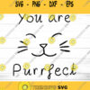 You are Purrfect SVG SVG Dxf Eps Jpeg Png Ai Pdf Cut File Purrfect svg Love svg Valentines svg Alternative valentines card