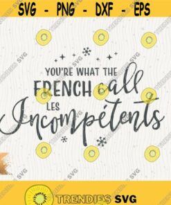 Youre What The French Call Les Incompetents Svg Christmas Movie Png Cut File for Cricut Svg Instant Download Home Alone Svg Merry Christmas Design 575