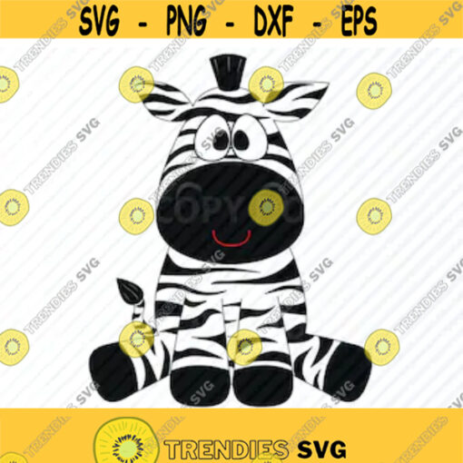 Zebra SVG File Zebra Clip Art Vector Image SVG Files For Cricut Cartoon Zebra Png ClipArt Printable Images Digital download Animals Design 59