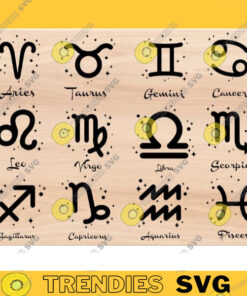 Zodiac SVG Zodiac Signs Bundle SVG Horoscope SVG astrology svg Leo Taurus Gemini Virgo Aries Libra Pisces Cancer svg cut file for cricut 89 copy