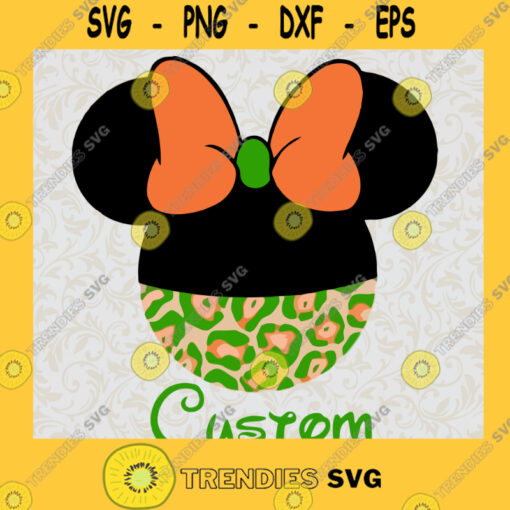Zoo Trip Minnie Orange Bow Walt Disney SVG Childhood Memory Idea for Perfect Gift Gift for Everyone Digital Files Cut Files For Cricut Instant Download Vector Download Print Files