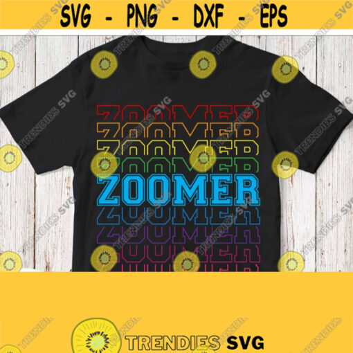 Zoomer Svg Zoomer Shirt Svg Boy Girl Design Male Female Cricut Design Silhouette Image Iron on Heat press transfer Sublimation Png Design 185