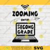 Zooming into Second Grade SVG Zooming into 2nd Grade svg Back to school svg 1st day of 2nd grade svg Silhouette Instant Download 713 copy