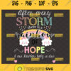 after every storm there is a rainbow of hope svg baby wooden sign ideas