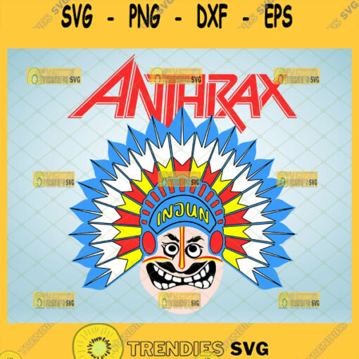 anthrax svg music heavy metal rock band gifts