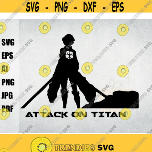 attack on titan svg manga svg anime svgsvg for cricutcut files silhouette Cricut instant download files digital Layered SVG Design 28