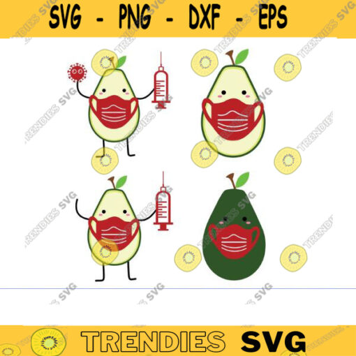 avocado svg avocado WITH MASK svg avocado clipart fruit svg quarantine svg virus svg avocado quarantine svg vaccine svg fruits png copy