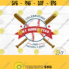 baseball SVG rookie year birthday baseball sports SVG digital download softball kids birthday baseball birthday Design 279