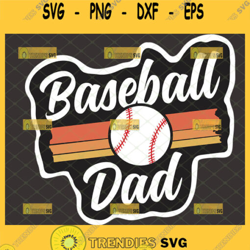 baseball dad svg fathers day design for cut table sport gift ideas for dad 1