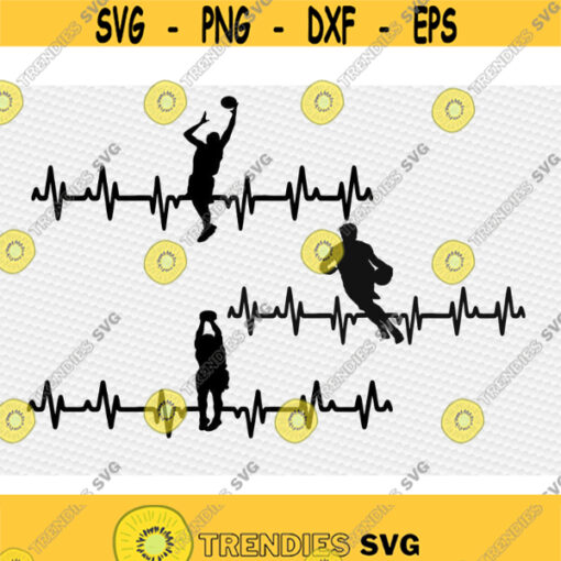 basketball svg heartbeat basketball basketball mom svg cheer mom svg Heartbeat svgcheer mom svg iron on clipart SVG DXF eps png Design 209