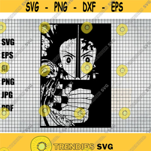 boku no hero svg manga svg anime svgsvg for cricutcut files silhouette Cricut instant download files digital Layered SVG Design 133