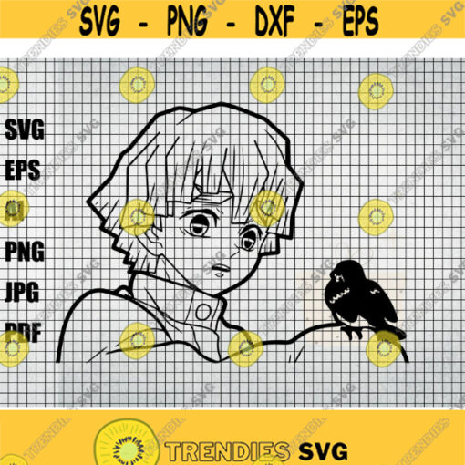 boku no hero svg manga svg anime svgsvg for cricutcut files silhouette Cricut instant download files digital Layered SVG Design 138