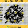 boku no hero svg manga svg anime svgsvg for cricutcut files silhouette Cricut instant download files digital Layered SVG Design 142