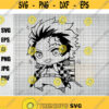 boku no hero svg manga svg anime svgsvg for cricutcut files silhouette Cricut instant download files digital Layered SVG Design 190