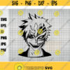 boku no hero svg manga svg anime svgsvg for cricutcut files silhouette Cricut instant download files digital Layered SVG Design 200