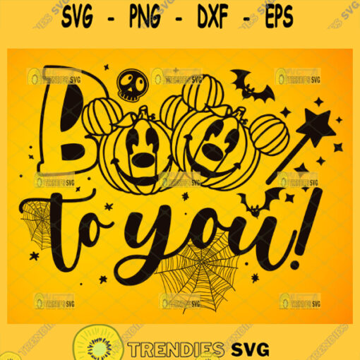 boo to you svg mickey mouse disney halloween shirt ideas