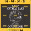 camp crystal lake counselor svg jason voorhees friday the 13th camp no be bo sco inspired