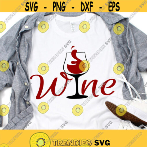 christmas svg for cricut Wine svg wine glass svg wine lover svg birthday svg kitchen svg iron on clipart SVG DXF eps png Design 424