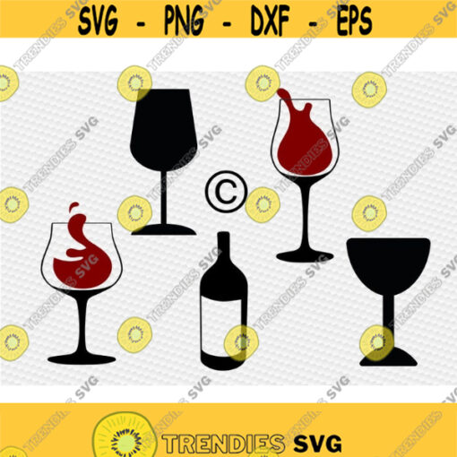 christmas svg for wine glasses wine glass svg wine lover svg birthday svg kitchen svg cook svg iron on clipart SVG DXF eps png Design 526