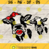 cow kiss svg kiss cow svg kissing cow svg cow svg red lips svg lips svg ribbon svg cow head svg sweet cow svg mo Design 310