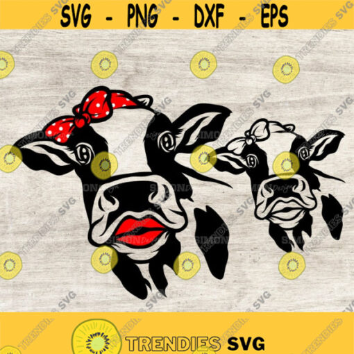 cow kiss svg kiss cow svg kissing cow svg cow svg red lips svg lips svg ribbon svg cow head svg sweet cow svg mo Design 310