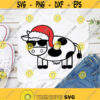 cow svg christmas svg christmas cow svg farm svg heifer svg cow face svg merry christmas svg iron on clipart SVG DXF eps png Design 410