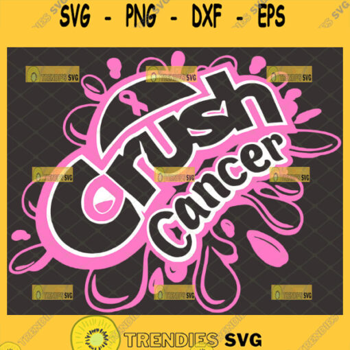 crush cancer svg