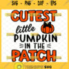 cutest little pumpkin in the patch svg