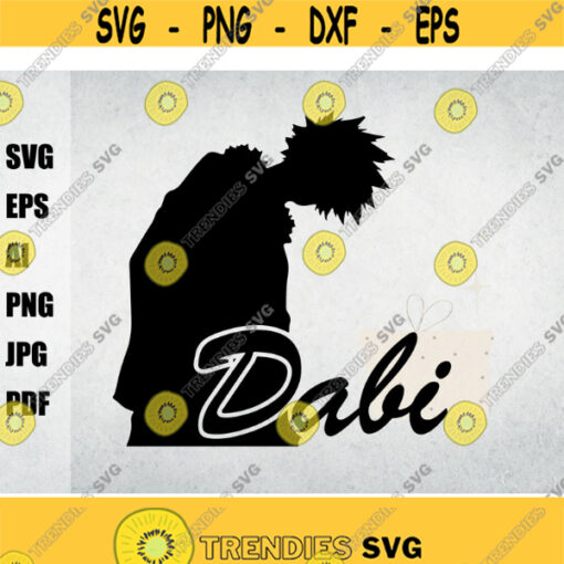 dabi svg boku no hero svg manga svg anime svgsvg for cricutcut files silhouette Cricut instant download files digital Layered SVG Design 56