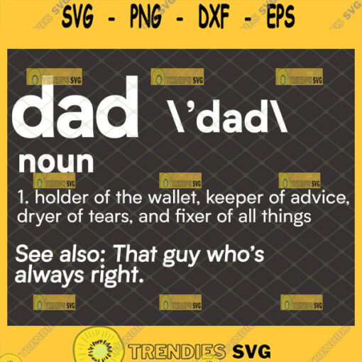 dad definition svg funny fathers day svg