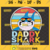 daddy shark doo doo doo svg vintage cartoon shark sunglasses with palm trees svg Fathers Day Gifts Family Matching Dad 1