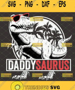 daddysaurus svg dinosaur with sunglasses fathers day gift ideas svg 1
