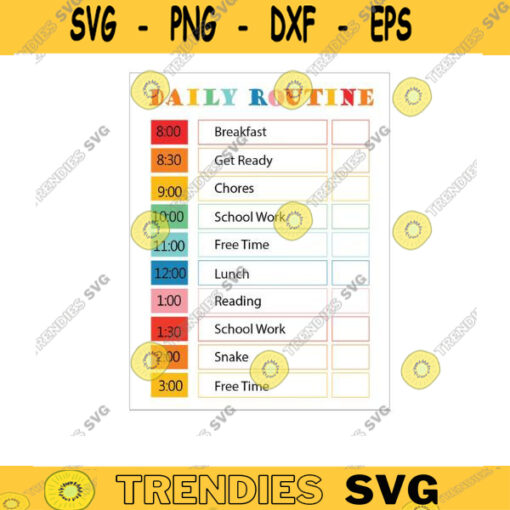 daily routine chore chart for kids kids chore chart routine chart Printable Chore Chart Kids Responsibility Chart Reward Chart daily copy