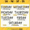days of the week svg monday to sunday is the best day