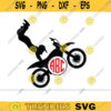 dirt bike svg dirt bike monogram split frame name svg motocross moto svg monogram svg motorcycle svg motorbike svg Design 1110 copy