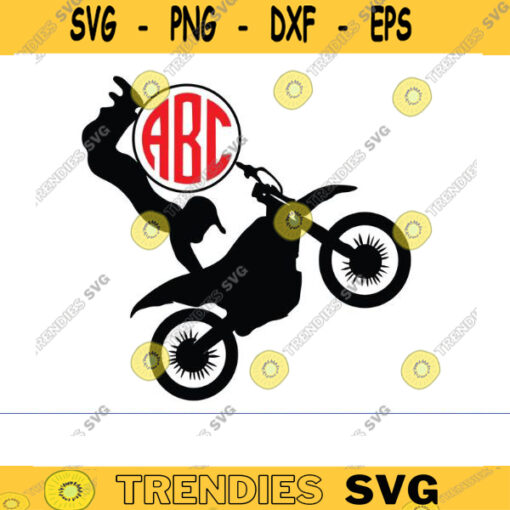 dirt bike svg dirt bike monogram split frame name svg motocross moto svg monogram svg motorcycle svg motorbike svg Design 1224 copy